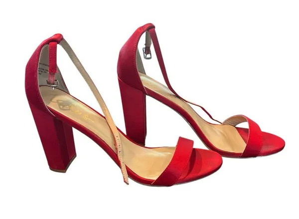 Lulu's Striking Scarlet Heels - Image 5
