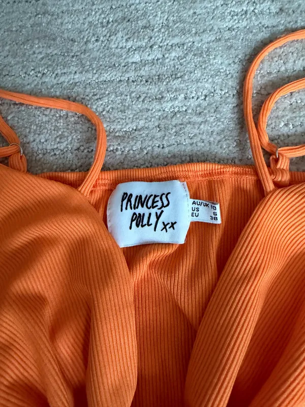 Princess polly  Mini Dress Orange - Image 2