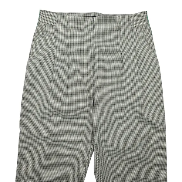 Frmz Gray Houndstooth Stripe Chic Office Work Formal KPop Preppy‎ Pants Large - Image 3