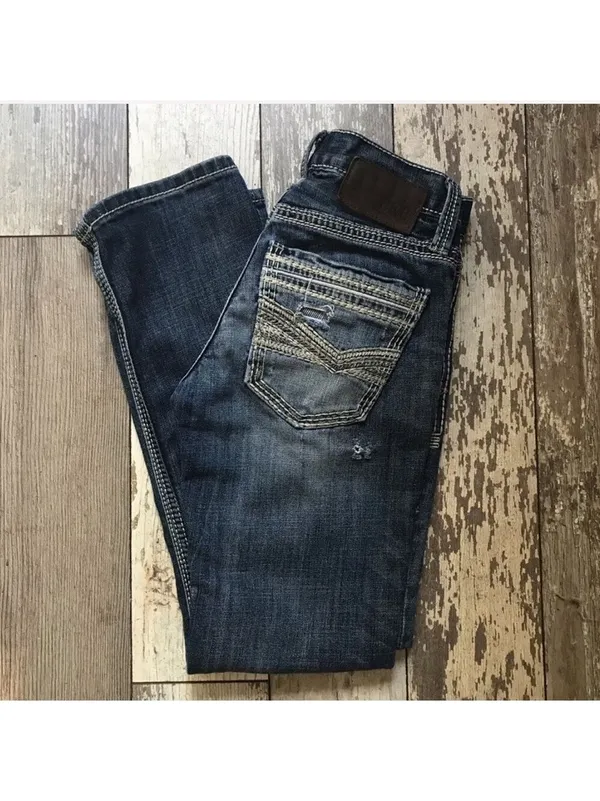BKE Aiden Straight Distressed Jeans Size 26 Short - Image 2