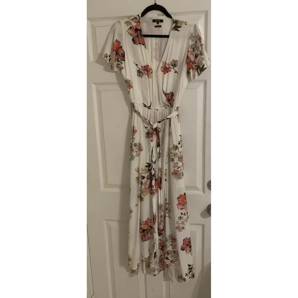 Miss Me long boho floral dress, size S Neck V - Image 2