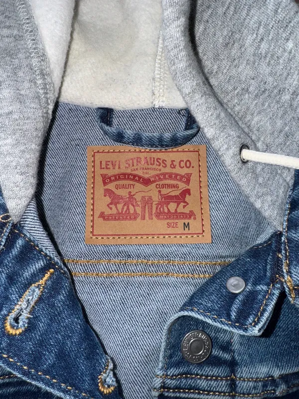 Levi’s Jean Jacket with Hood!  - Image 2
