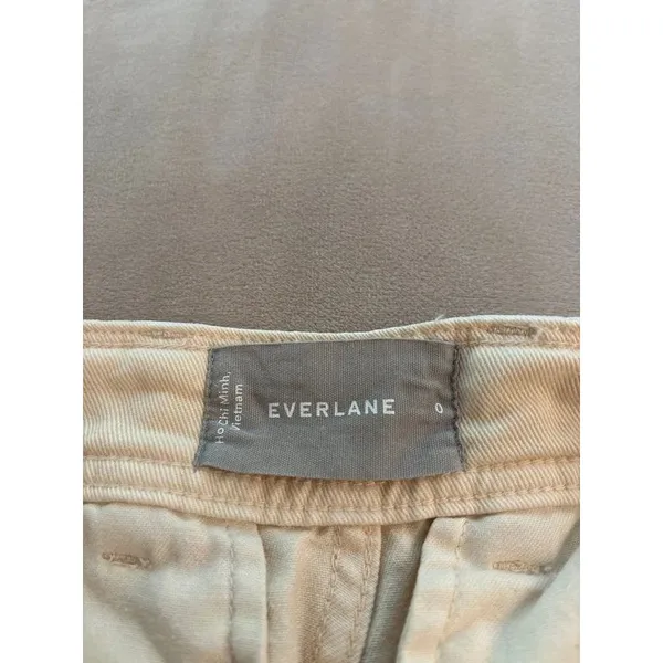 Everlane beige barrel leg pants - Image 2