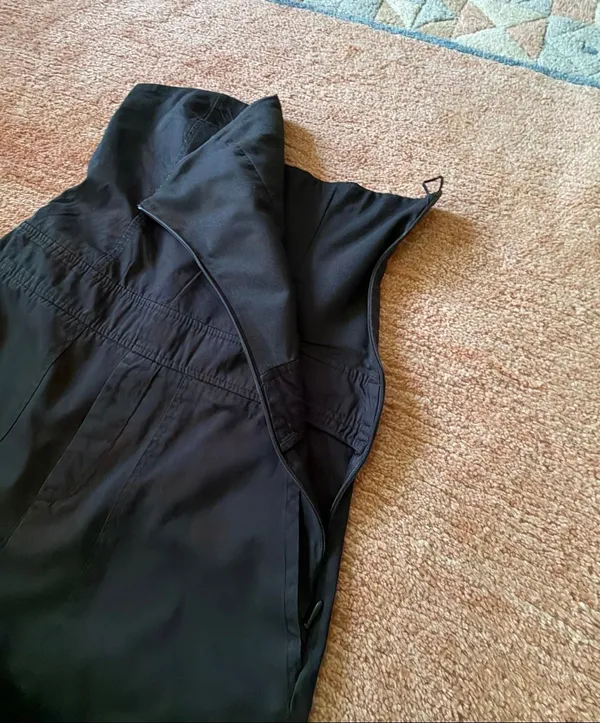Zara Strapless Cargo Jumpsuit by Zara Black Size XS - Image 9