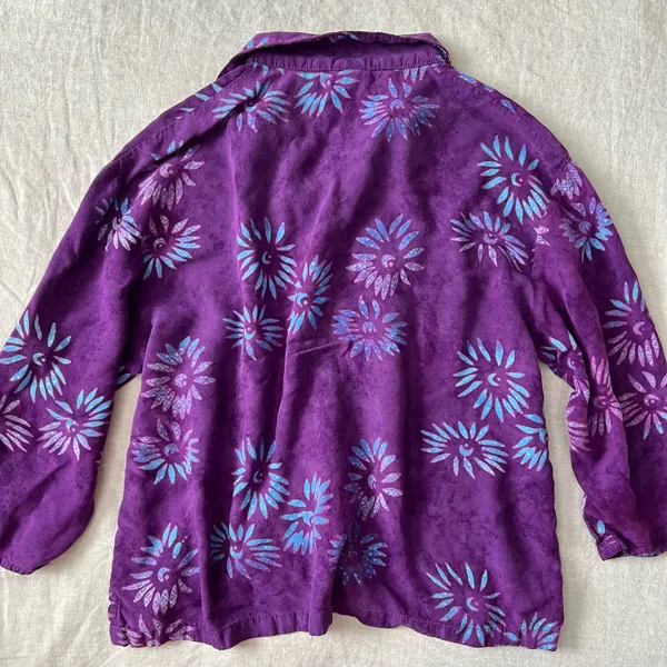 Purple Floral Pajama Set - Image 4