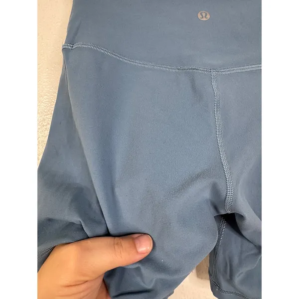 Lululemon Align High-Rise Short 6" Blue Yoga Biker Shorts Size 4 W7BT3S - Image 5