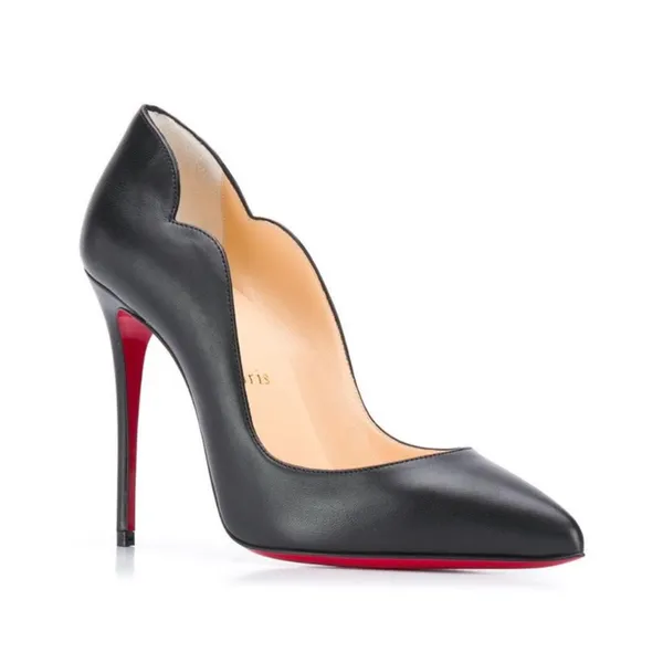 CHRISTIAN LOUBOUTIN Hot Chick 100 leather pumps heels - Image 3
