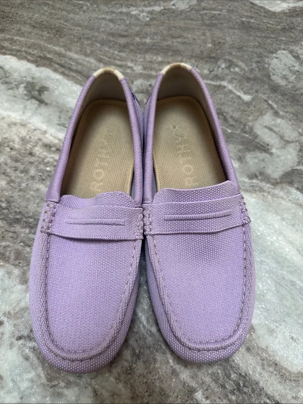 Rothy's The Driver Soft Loafer Slip-On Loafers Orchid Purple Sz 7 - Image 3