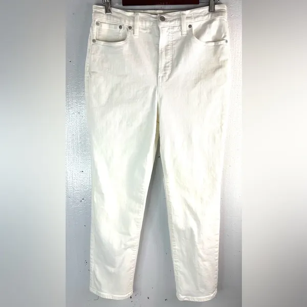 Madewell 29 The Perfect Vintage Jean in White - Image 8