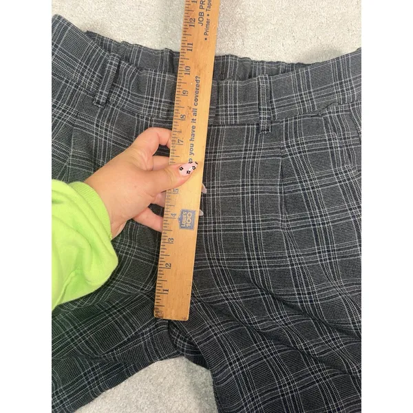 American Eagle Women's Wide Leg Trousers Plaid Size 0 Soft - Image 9