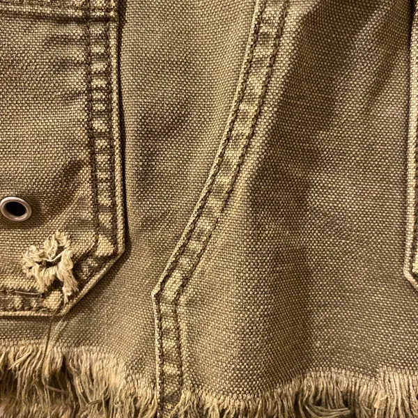 NWOT free people green cargo skirt size 26 - Image 9