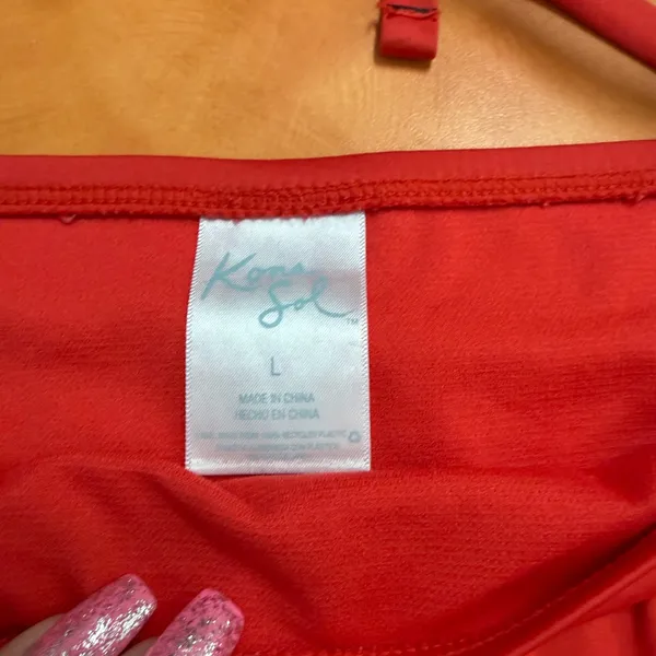 Kona Sol Coral Bikini Set - Image 4