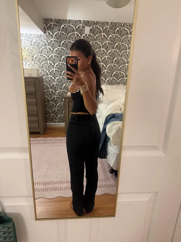 Reformation Cynthia High-Rise Straight Jeans - Image 3