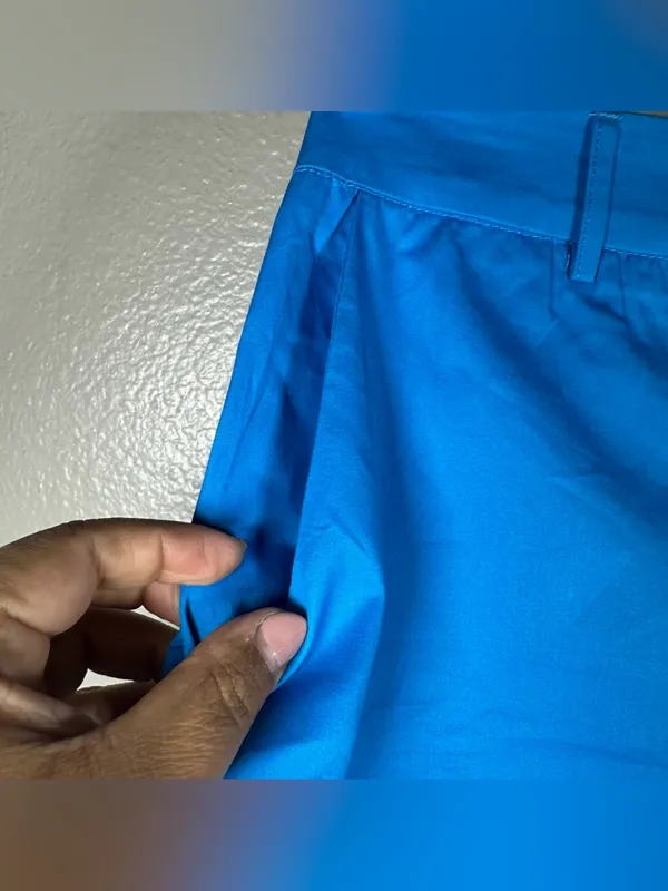 Commence Classic High-Waist Blue Women's Shorts SZ:S - Image 4