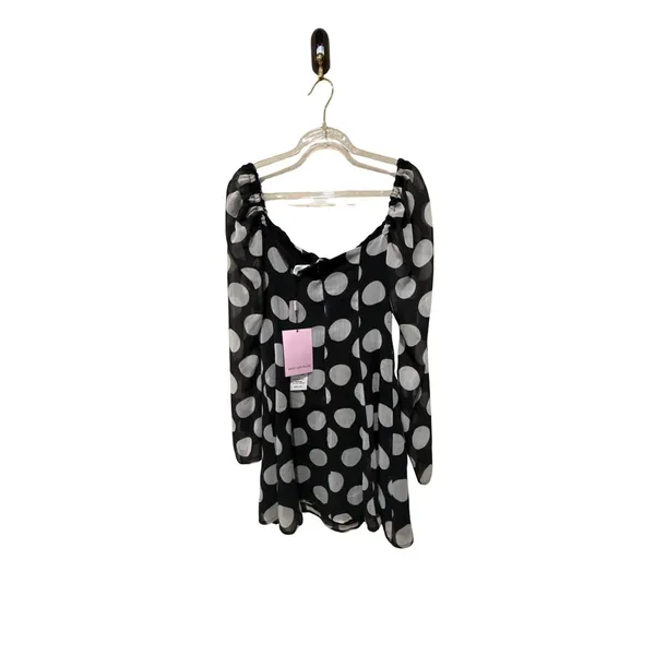 Avec Les Filles Printed Empire-Waist Bell-Sleeve Dress Size‎ 12 - Image 6
