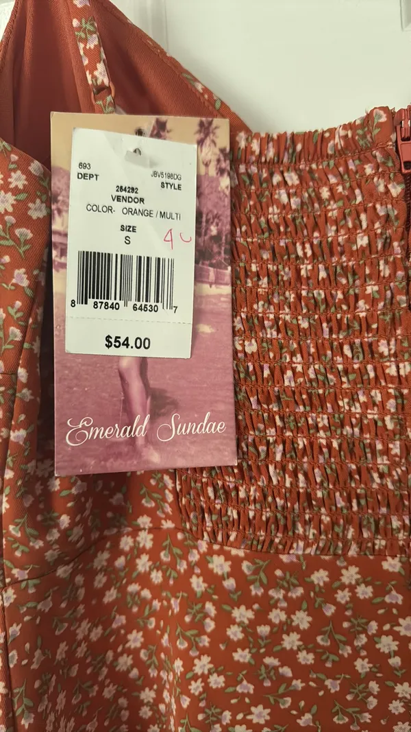Emerald Sundae Floral Midi Dress - Image 2