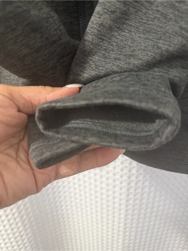 North face Women’s Gray/Black Zip up Fleece Jacket Size Small - Image 4