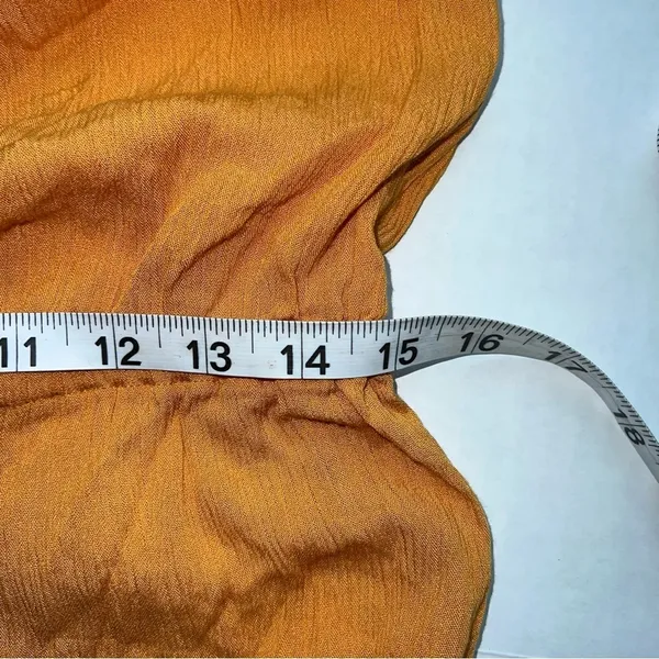ASOS DESIGN cami jumpsuit with gathered bodice detail mustard size 10 - Image 5