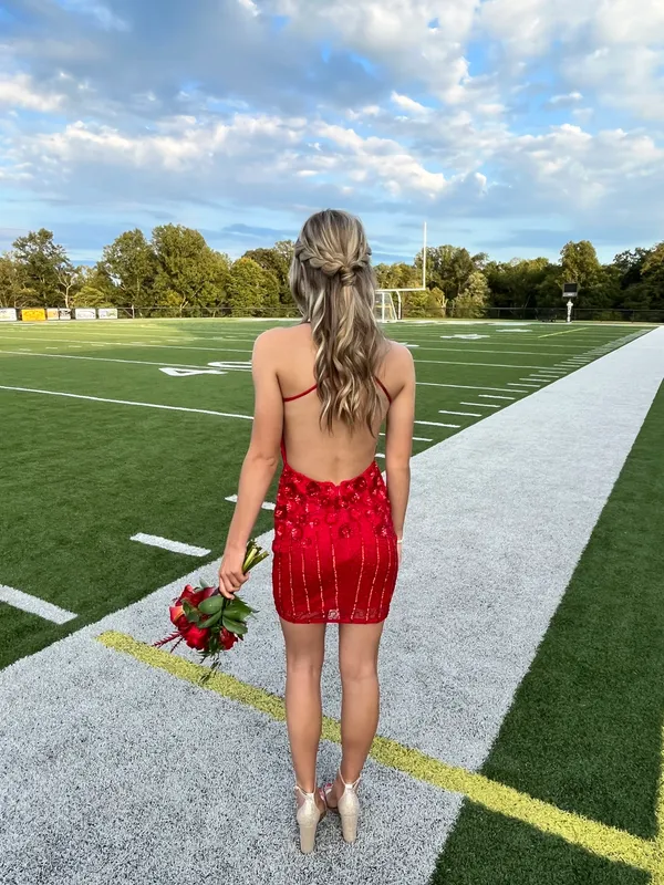 Red AMARRA homecoming dress - Image 3