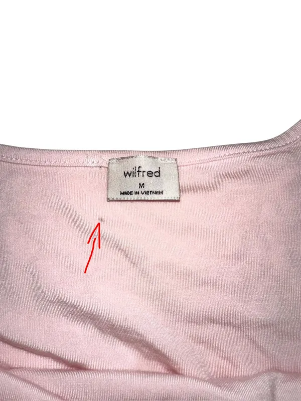 Aritzia Wilfred Market Midi Dress Sleeveless Scoop Neck MEDIUM in Petal Pink - Image 4