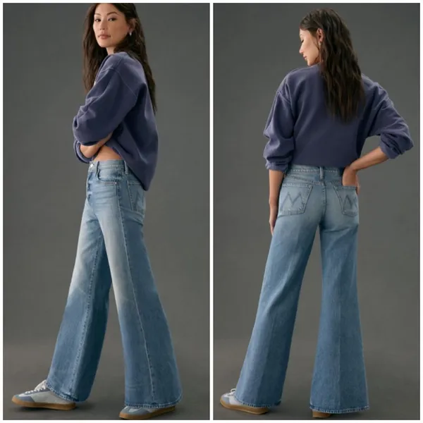 💕MOTHER SUPERIOR💕 The Tomcat Roller Jeans ~ Pretty Is As Pretty Does 30 NWOT - Image 5