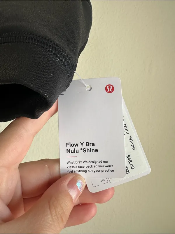 NWT Lululemon Flow Y Bra in Nulu Shine - Image 5