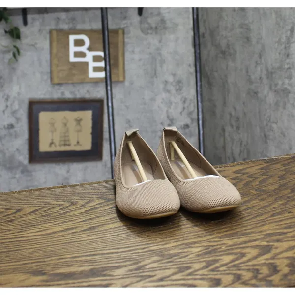 NWT MIA Rasia Womens Round Toe Ballet Flat Sandals GS1578607 Sand Brown 6.5M - Image 7