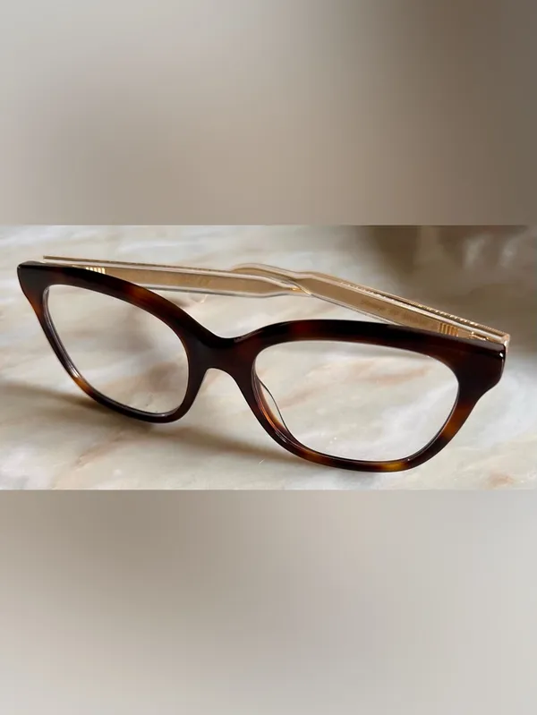 Gucci GG0566ON 002 Womens Tortoise Crystal Cat Eye Glasses Guaranteed Authentic‎ - Image 5