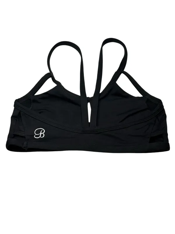 HTF: Bombshell Sportswear ✵ Queen Peekaboo Cut Out Sports Bra ✵ Black ✵ M - Image 11