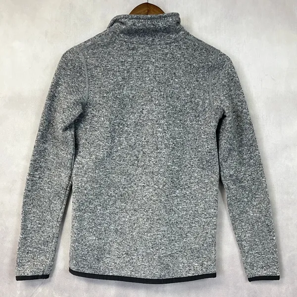 Roots Womens‎ Quarter Zip Fleece Pullover Size XS Heathered Gorp Outdoor Hiking - Image 3