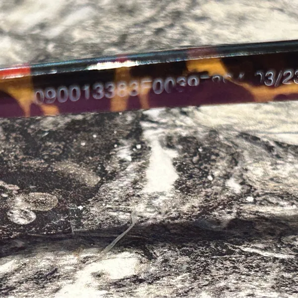 Tortoise Shell Sunglasses with Purple Lenses Brown - Image 6