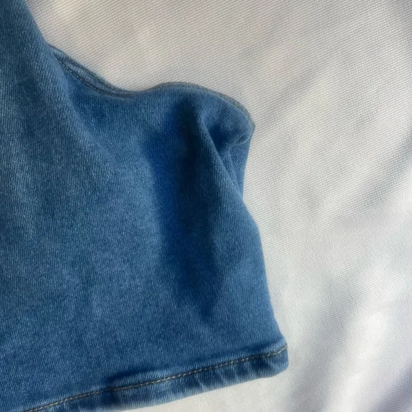 Women's Blue Denim Shorts - Image 10
