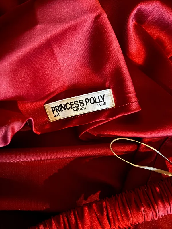 Princess Polly Shellie Mini Dress Red - Image 3