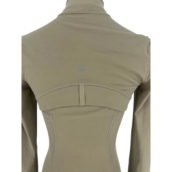 Lululemon Define Jacket Nulu Fog Green‎ Size 2 Slim Fit Thumbholes - Image 8