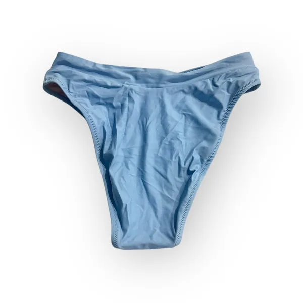 J.Crew Cross-Front Cheeky Bikini Bottom Women's Small Blue NWT - Image 2