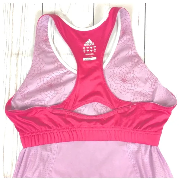 Adidas Climalite Racerback Tank Top Purple Size M - Image 4