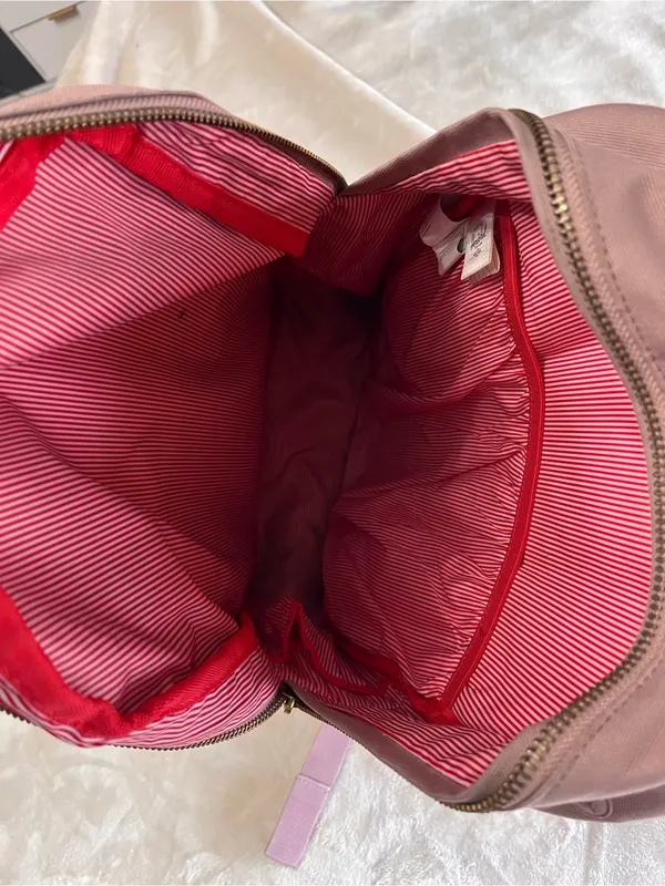 HERSCHEL Blush Pink Backpack Women’s Kids Canvas School Travel Bag EUC - Image 5