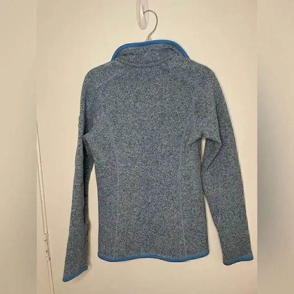 Women’s Blue Patagonia Jacket 1/4 Zip Pullover Size XS - Image 3