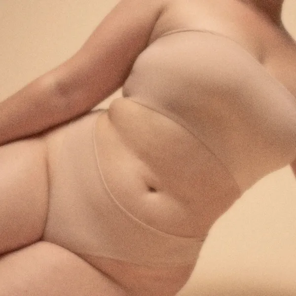 SKIMS NWT fits everybody bandeau bra clay NUDE - Image 2