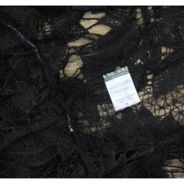 NWT Miken Juniors Crochet Cover Up Dress HO1474027-VAN Black M - Image 6