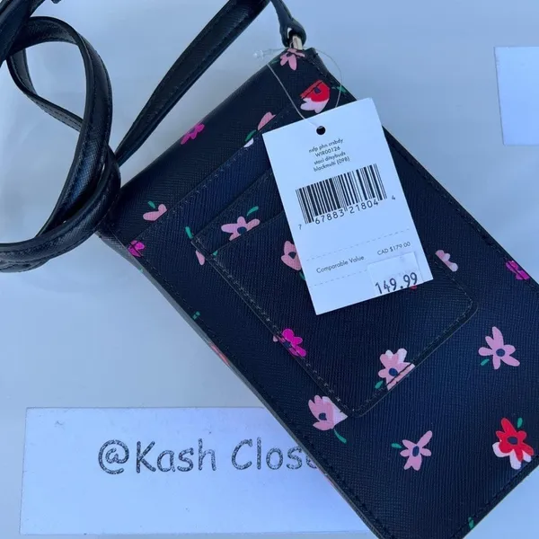Kate Spade New York Black Phone Crossbody - Image 5