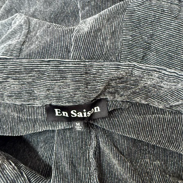EN SAISON Laurie Pants gray corduroy size medium‎ - Image 4