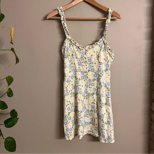 ZARA Satin Effect‎ Print Dress - Image 2