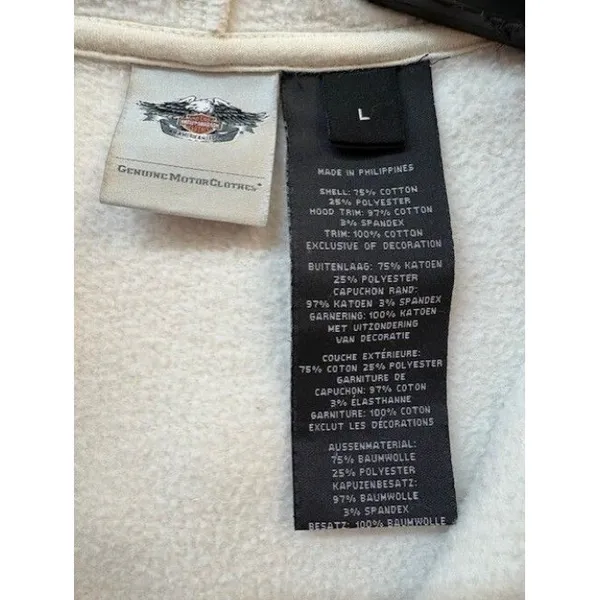 Harley Davidson Ladies zip up hoodie.‎ - Image 4