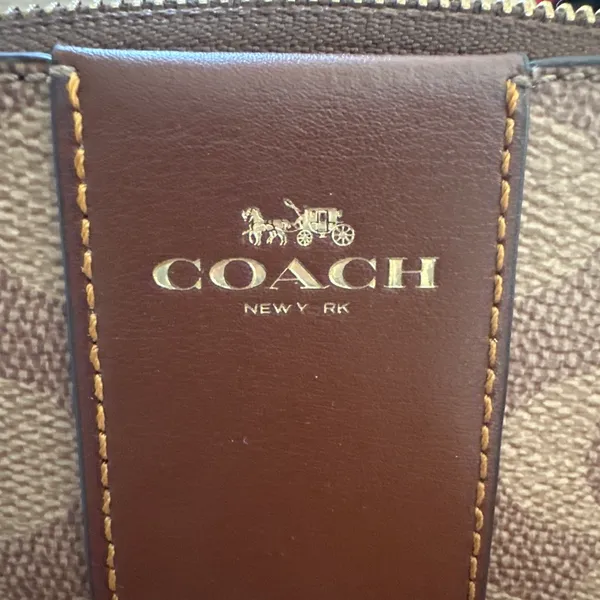 Coach Wristlet Wallet Leather - Image 2
