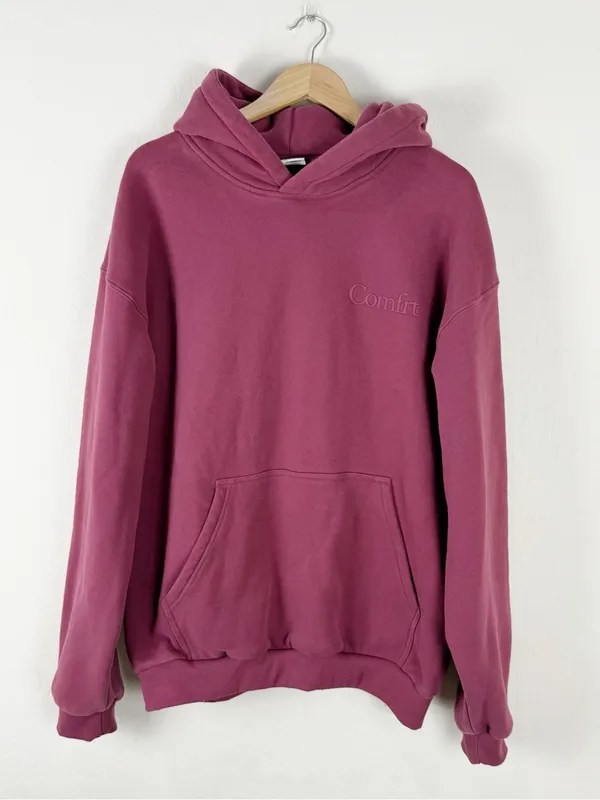 Comfrt Colors Berry Minimalist Hoodie - Image 2