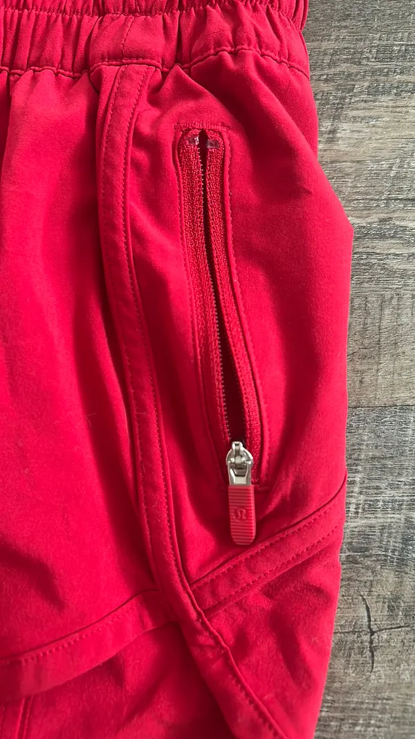 Red Lululemon Hotty Hot 4" - Image 7