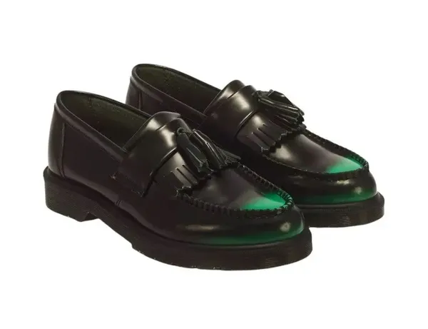 DR MARTENS ADRIAN TASSEL ARCADIA RUB OFF LEATHER LOAFERS shoes women’s 8 new - Image 9
