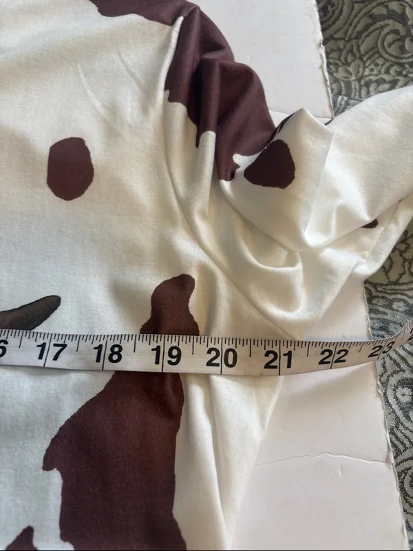 Highland Baby Cow Long Sleeve Tee Shirt V Neck Poly And Spandex Size Xxl - Image 9