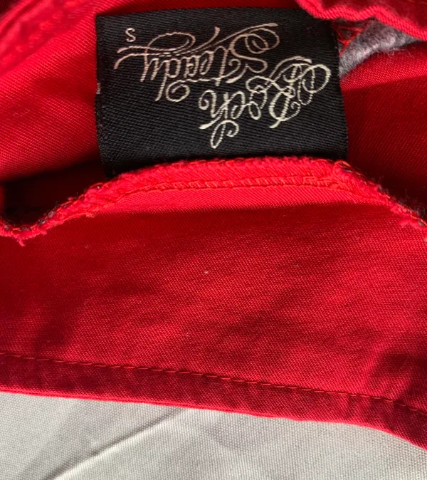 Rock Steady Red and Black Skirt Size Small By - Image 3